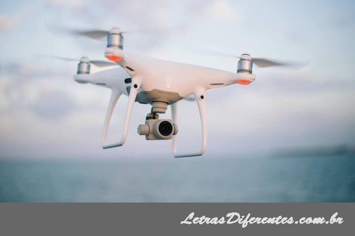 vigilância aérea por drone