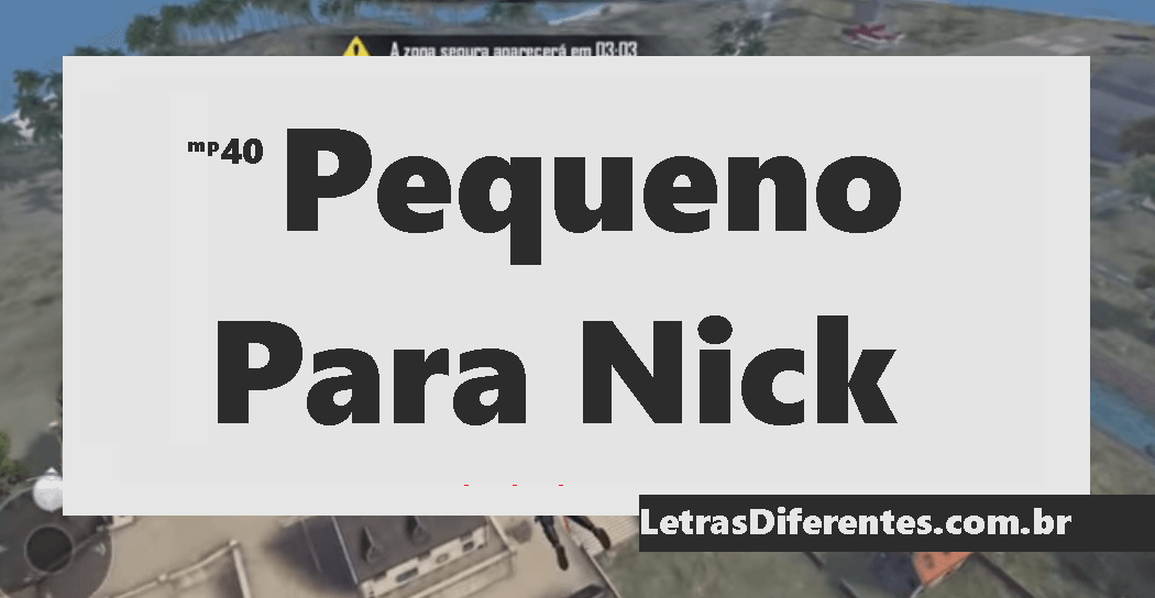 Letras Para Nick Pequeñas - Procurando letras pequenas para nick do